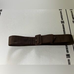 Prada brown fabric belt